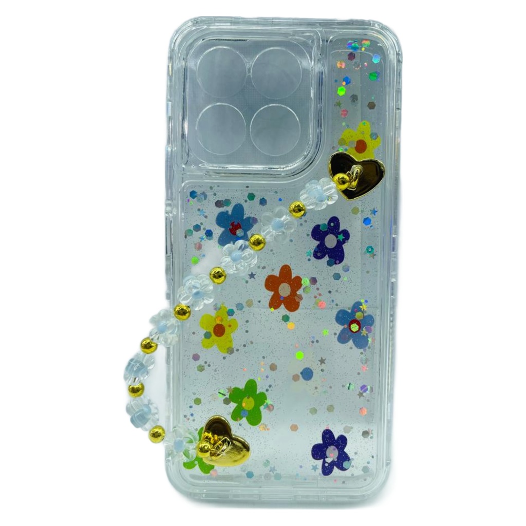 Case 360 Escarchado(con Strap) Honor X8A