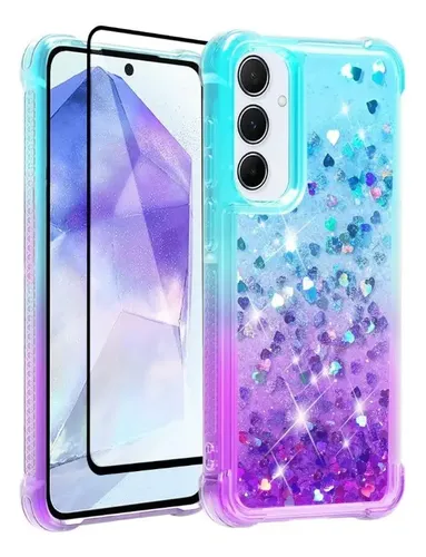 Case 360 Escarchado(con Strap) Samsung Galaxy A55 5G