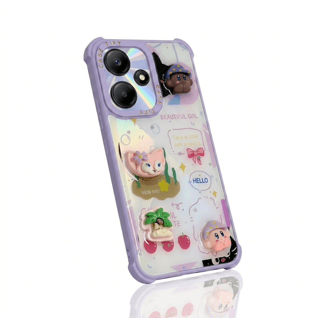 Case Antigolpe Relieve(popsock Infinix Hot 30