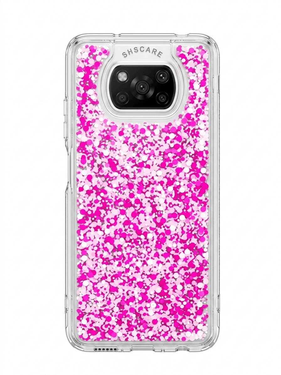 Case 360 Escarchado(con Strap) Poco Poco X3