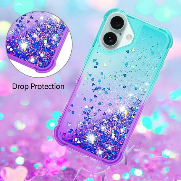 Case 360 Escarchado(con Strap) iPhone 16 Plus