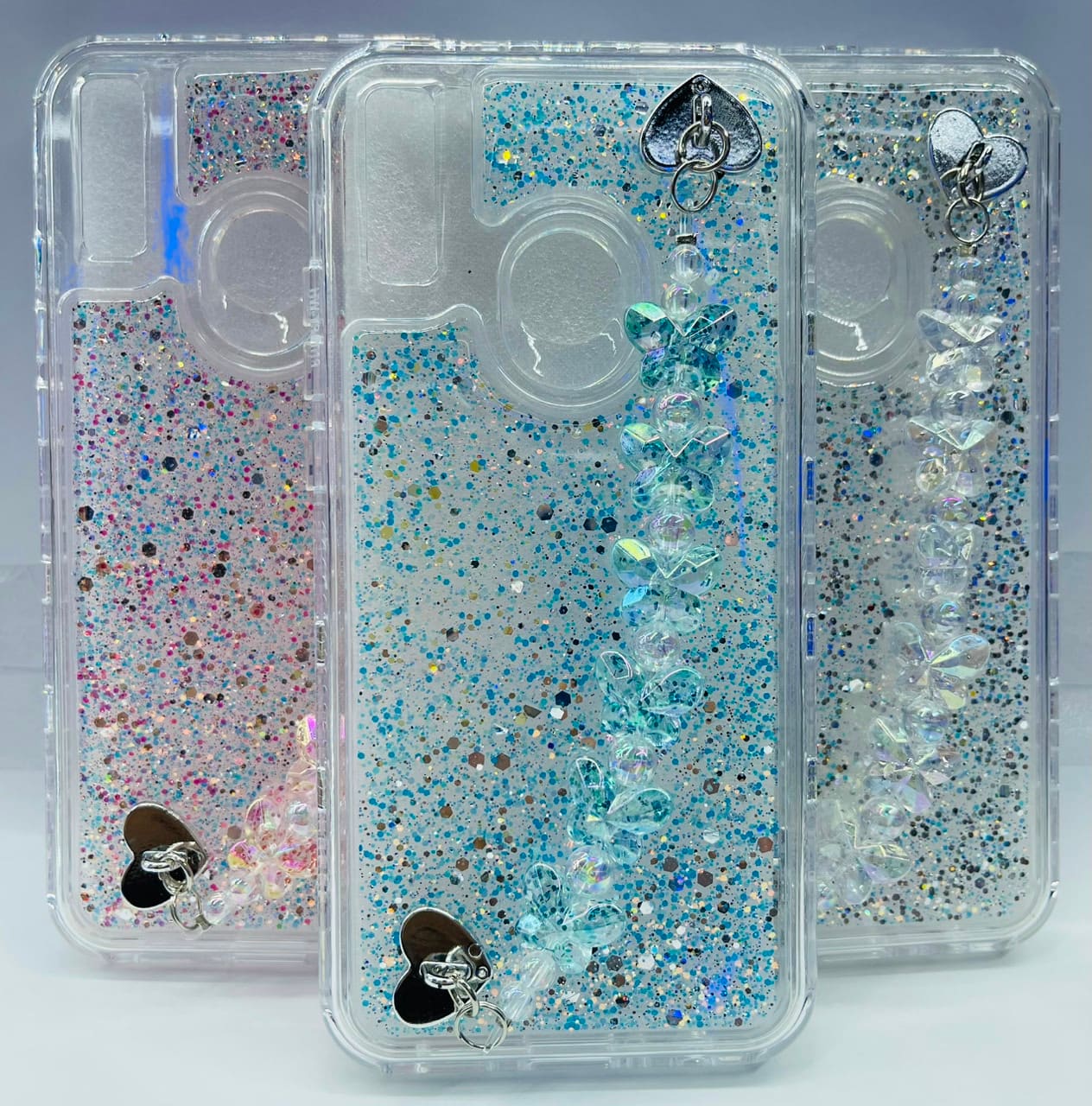 Case 360 Escarchado(con Strap) Huawei Y9 2019