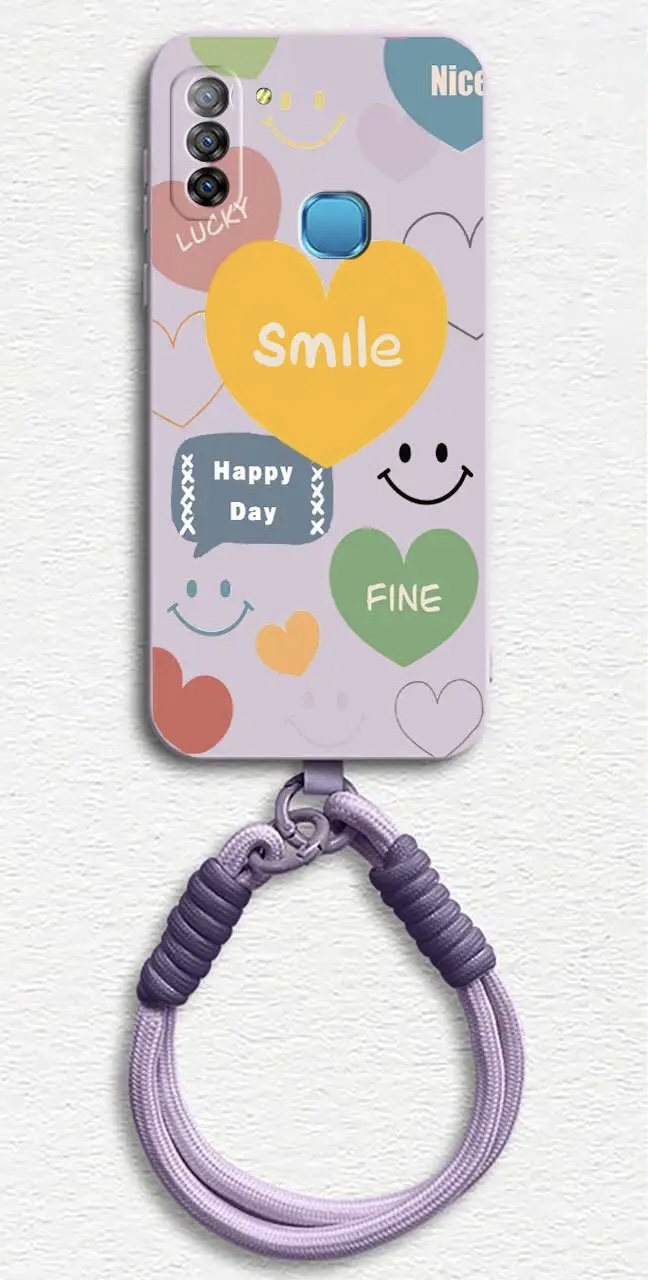 Case Antigolpe con Strap Tecno Spark 7