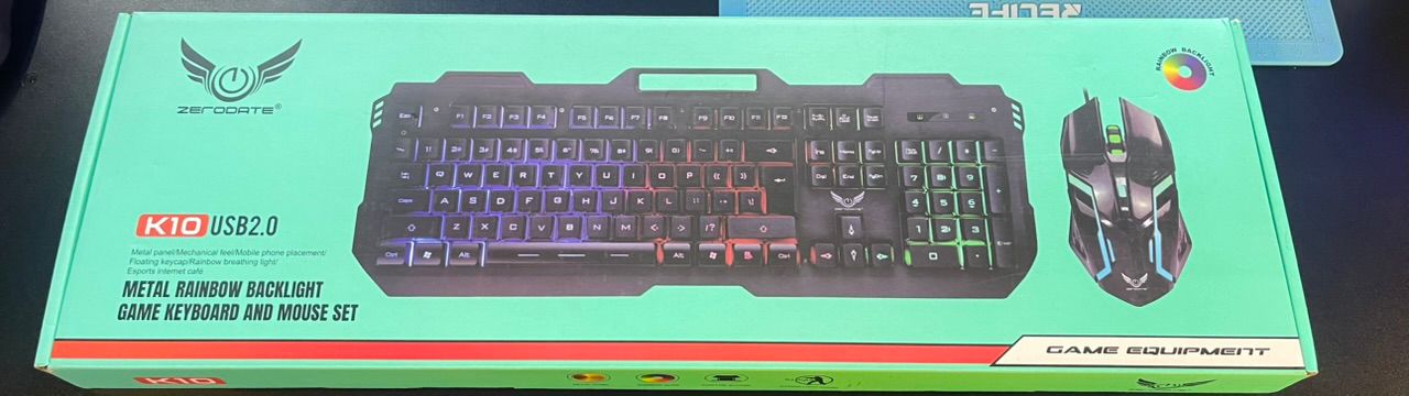 Teclado Gamer K10 RGB Set Mouse