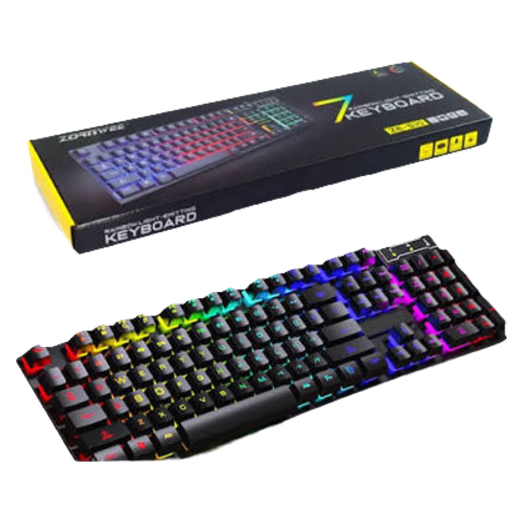 Teclado Gamer Zornwee RGB ZE-510