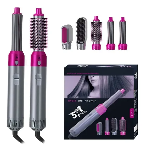 Set de Moldeador 5 en 1 + Tenacillas Rizadoras MOD YX-818