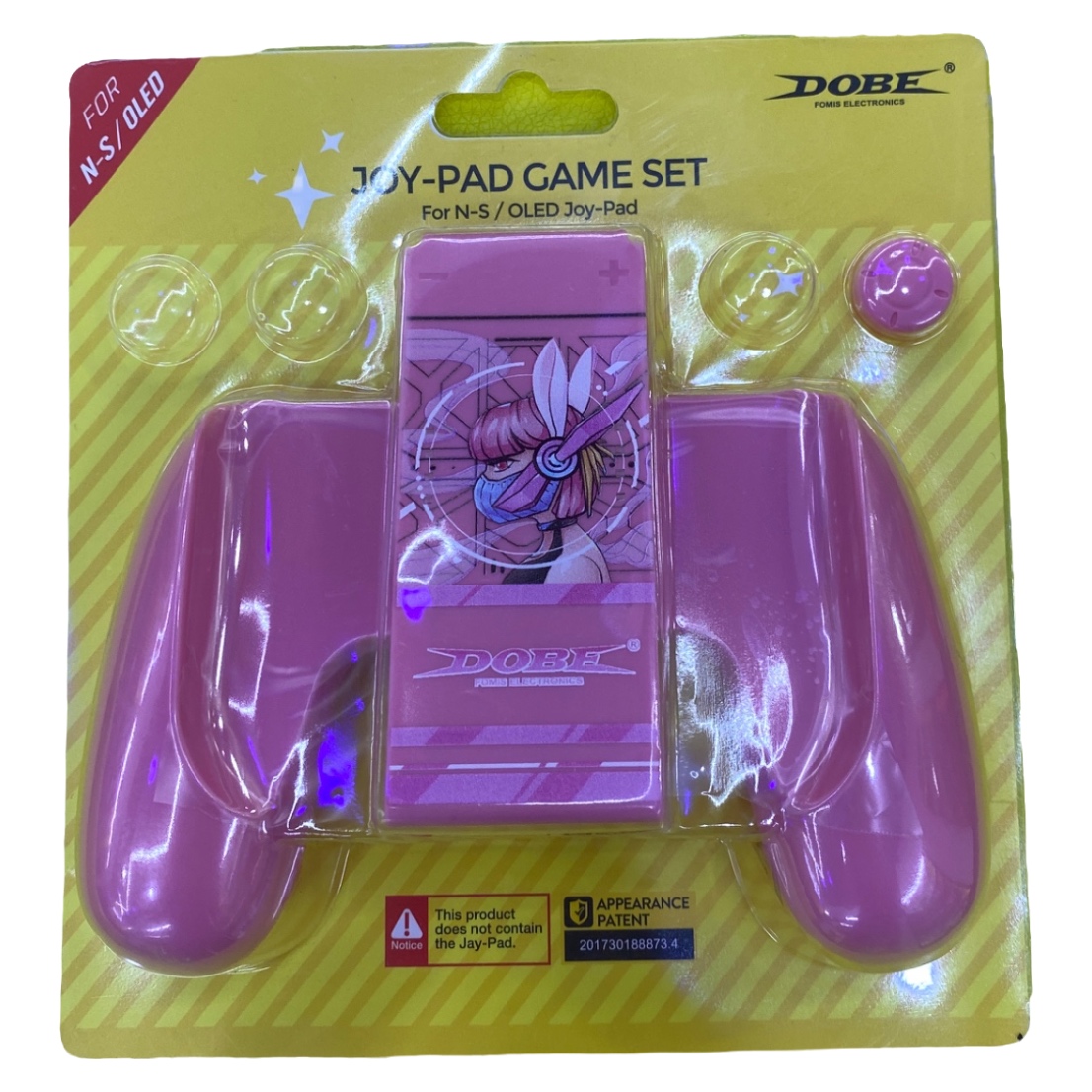 Set de Game Pad y Joy para Nintendo Switch / OLED MOD ITNS-2145 Rosa