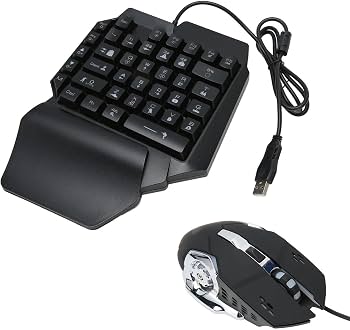 Set Gamer Teclado de Una Mano M1 Pro+ con Mouse, Modulador y Mousepad