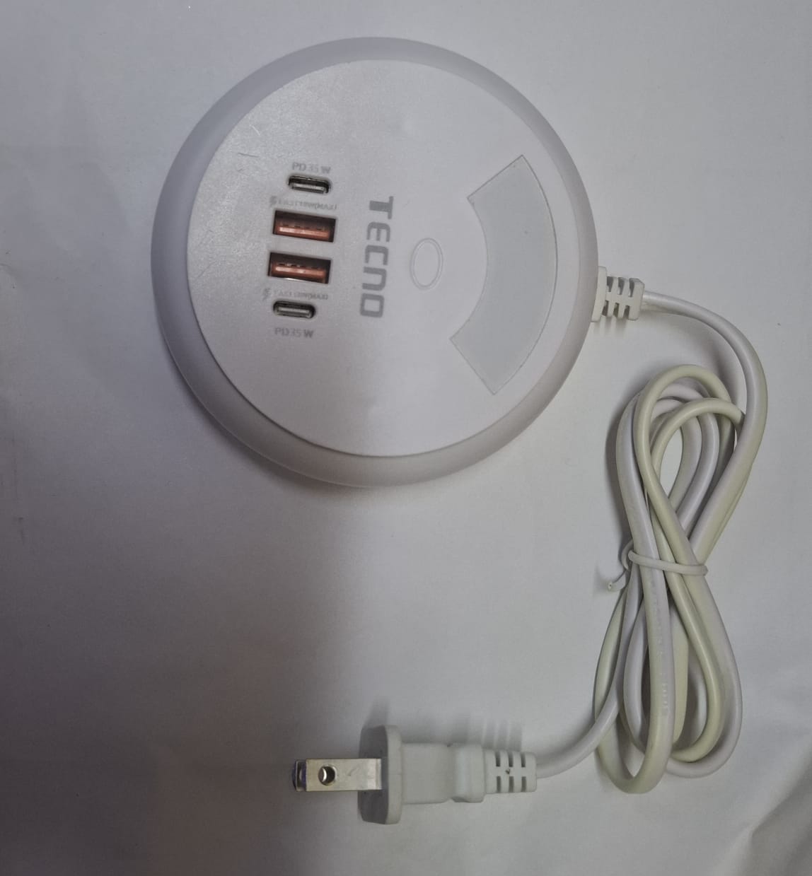 Adaptador de Carga Tecno Travel 35W 2TIPO C y 2 USB 2