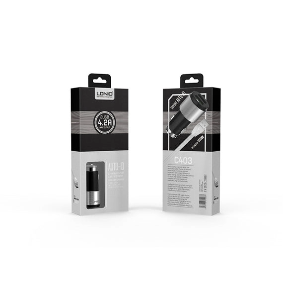 Ahorrador de Carro Ldnio C403 2USB 4.2A 2