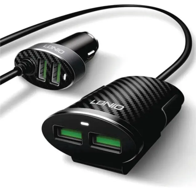 Ahorrador Ldnio para Carro 5.1A 2+2 USB C502