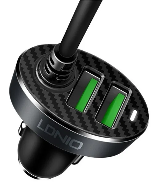Ahorrador Ldnio para Carro 5.1A 2+2 USB C502 3
