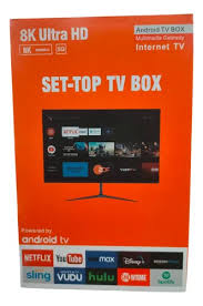 Android Set-top TV Box 8K Ultra HD Modelo Ucd 3840*2160