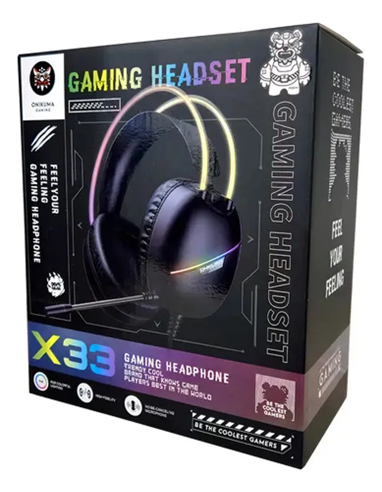 Audífono Gamer Onikuma MOD X33