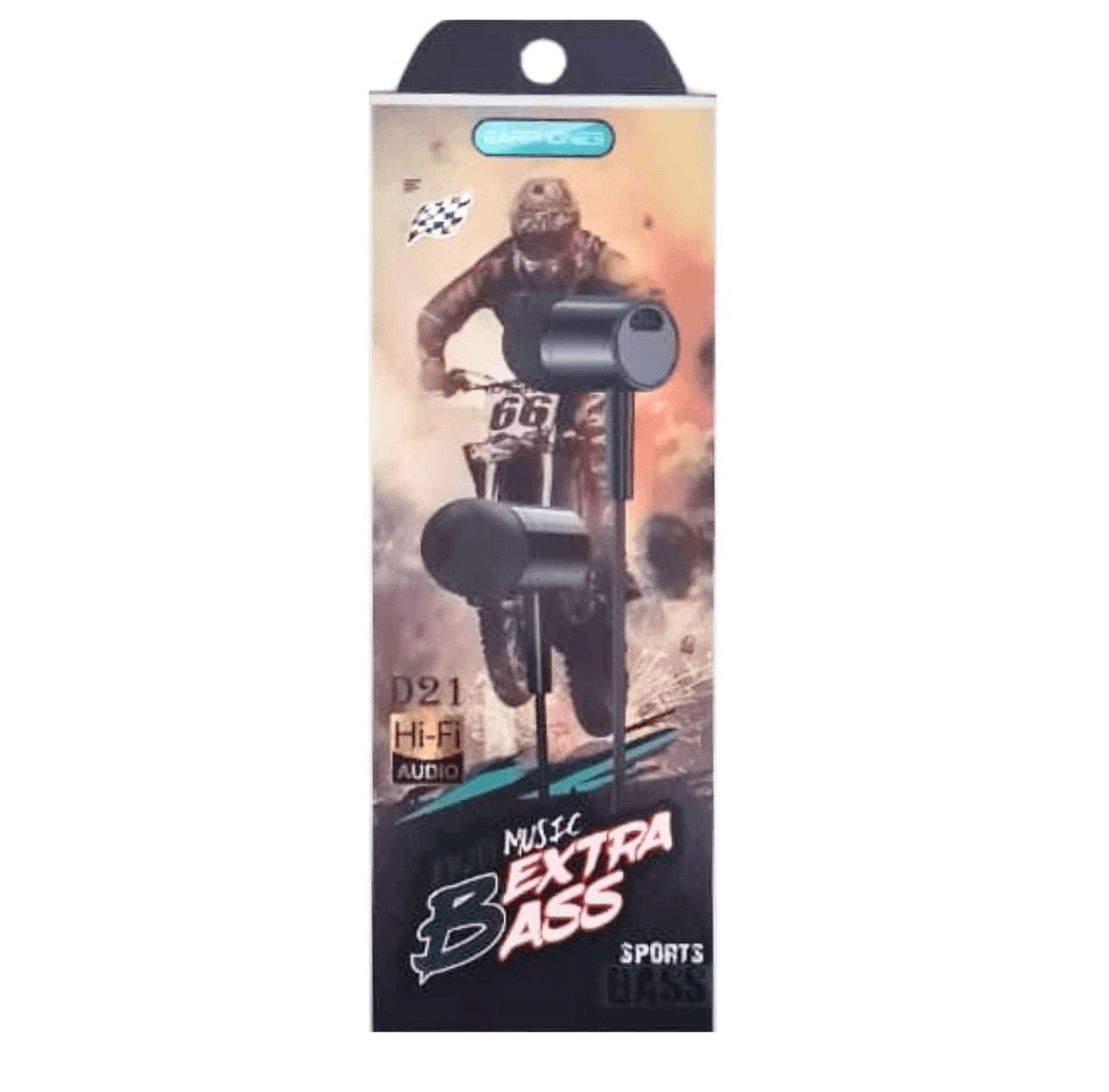 Audífonos Bass Extra D-21