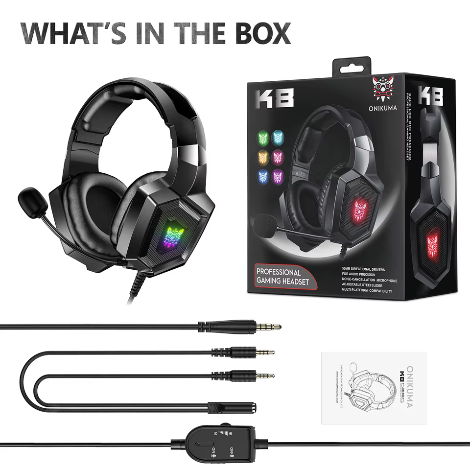 Audífonos Gamer Onikuma MOD K8