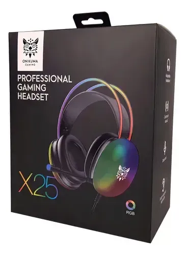 Audífonos Gamer Onikuma RGB X25