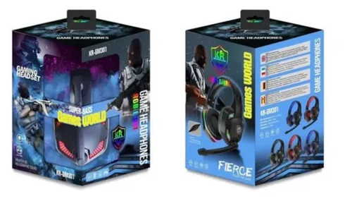 Audífonos Karler Bass Games Word MOD KR-GM301