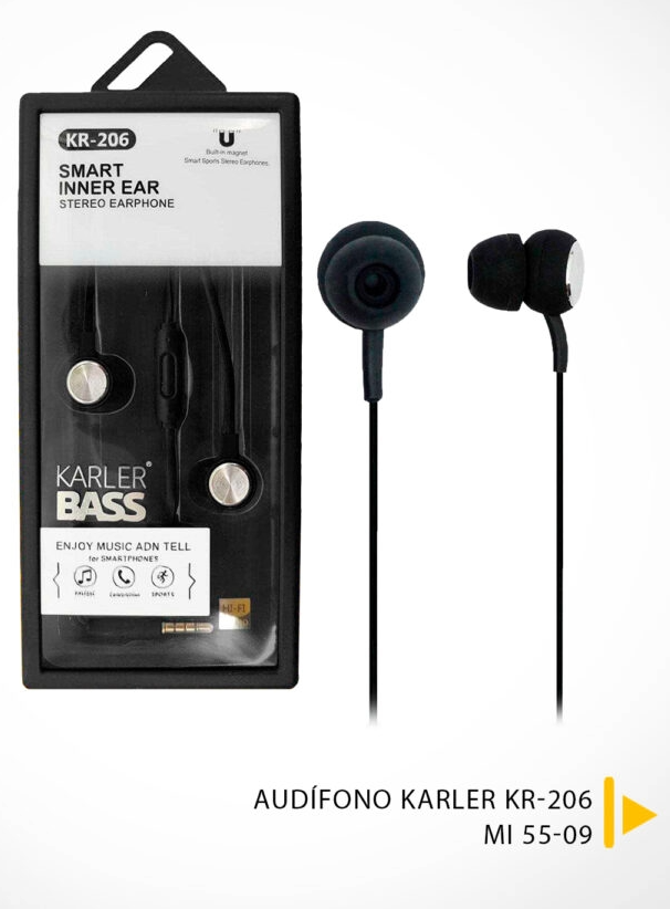 Audífonos Smart Inner Ear KR-206
