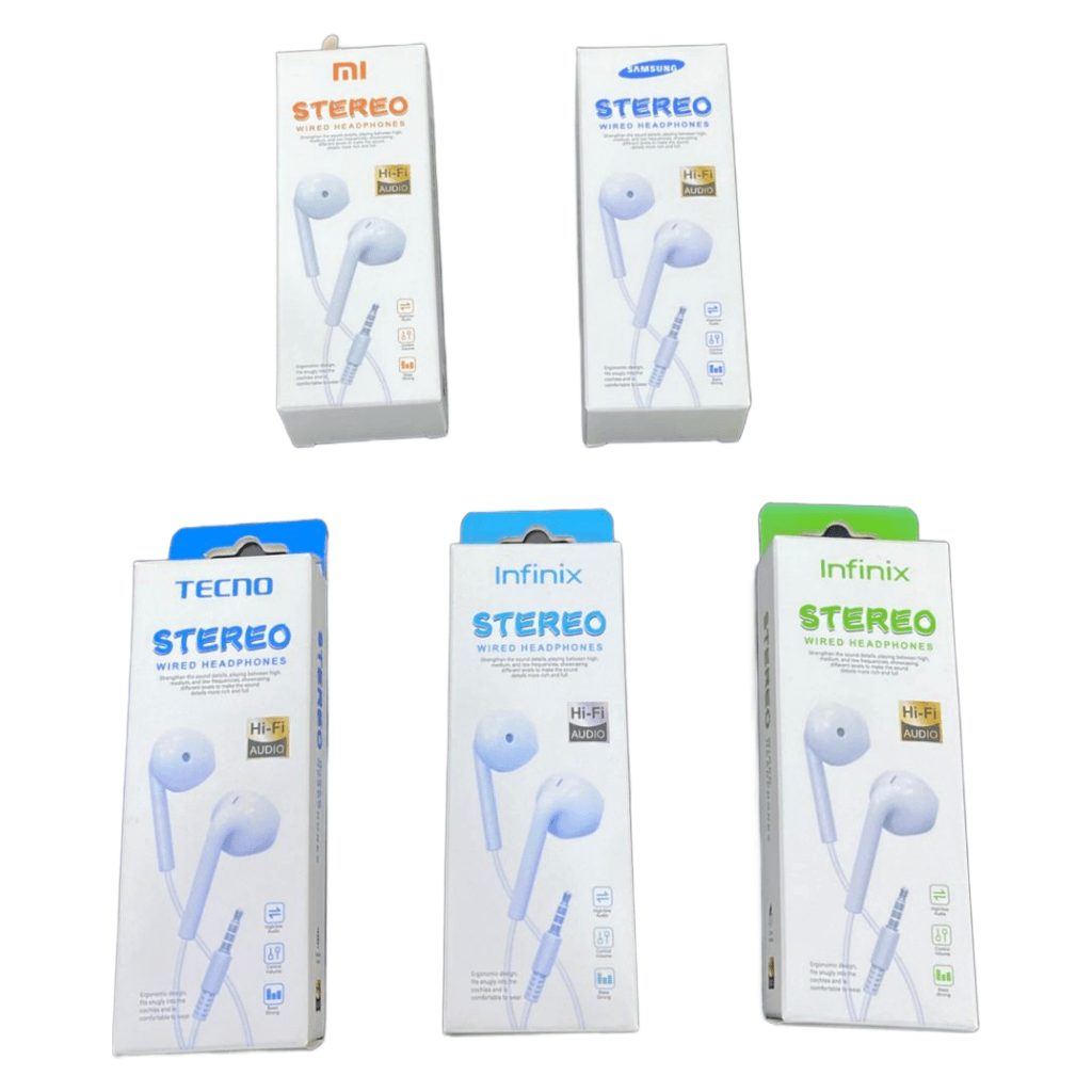 Audífonos Stereo Samsung/infinix/tecno/redmi