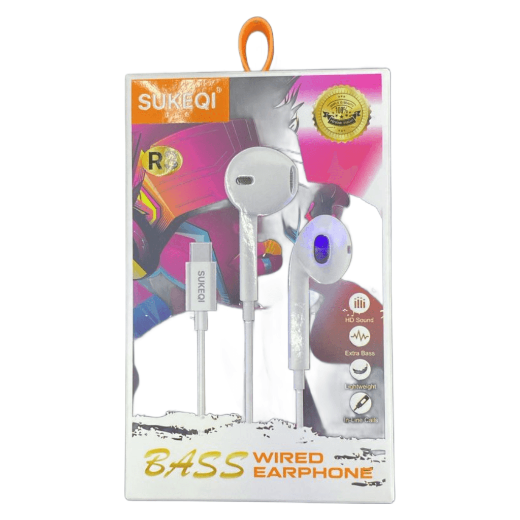 Audífonos Sukeqi Tipo C MOD R3