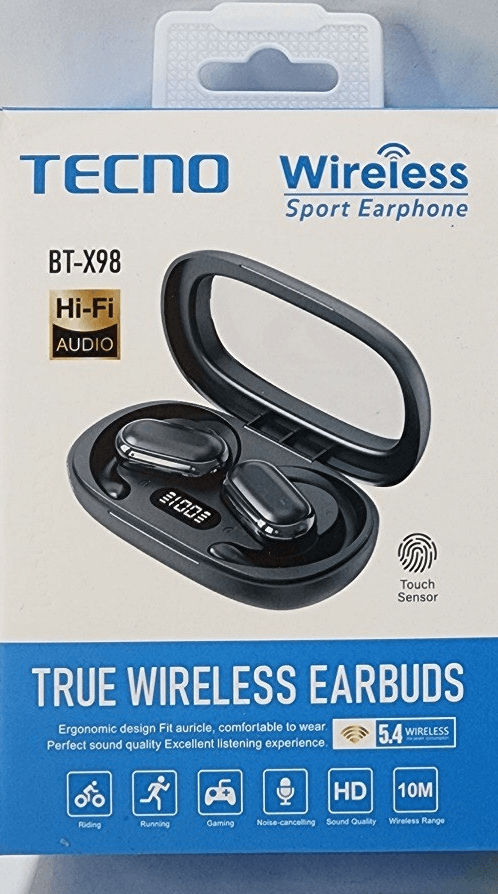 Audífonos Tecno BT-X98