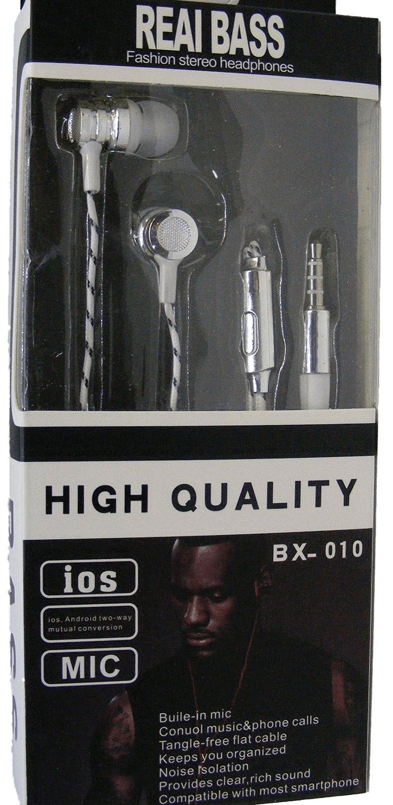 Audífonos Real Bass Mode BX-010