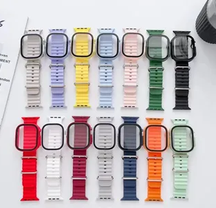 Bumper Case y Correa Nácar para Smart Watch