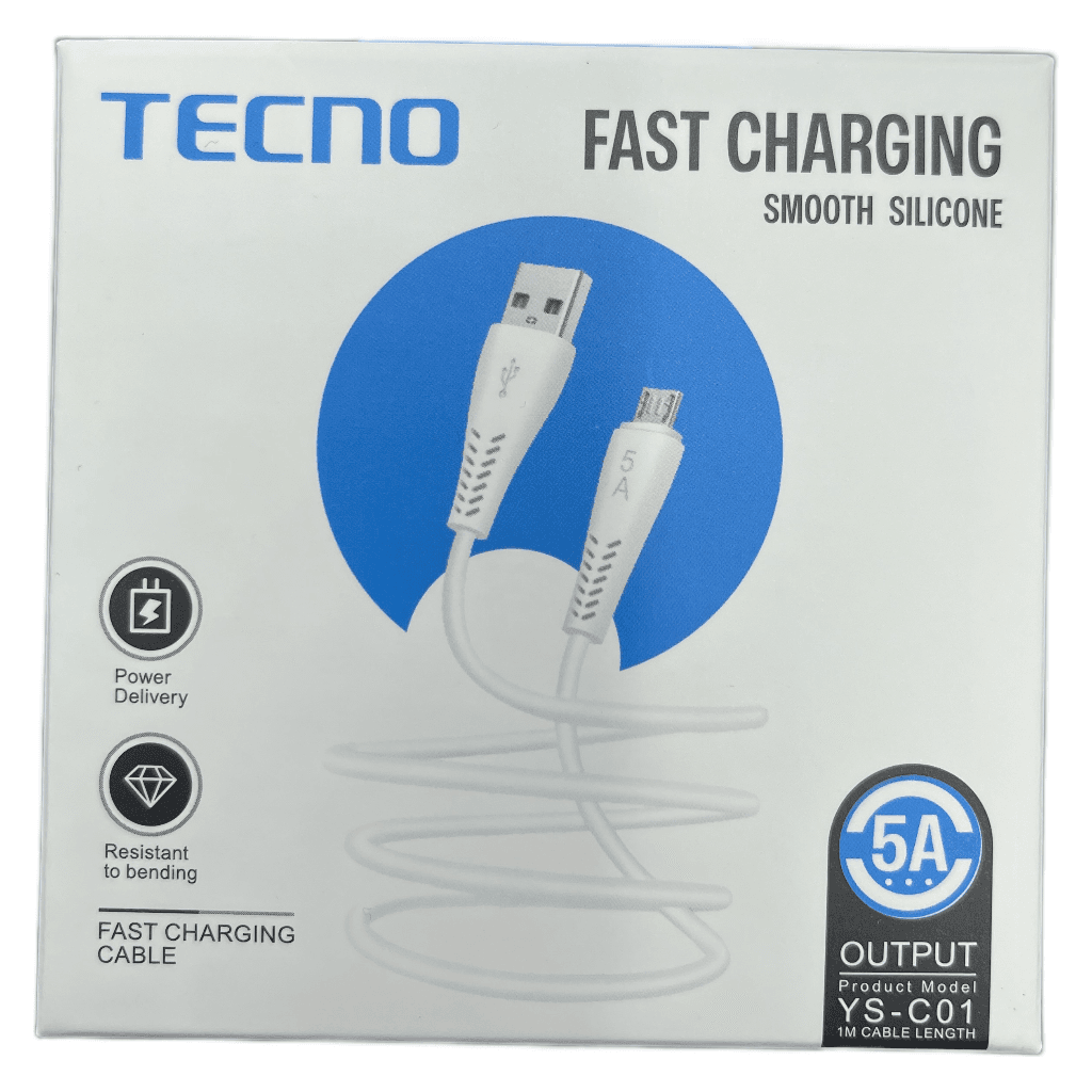 Cable 5A Tecno Micro USB