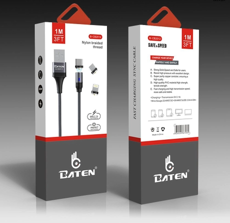 Cable Baten Magnético 3 en 1 MOD CB2025