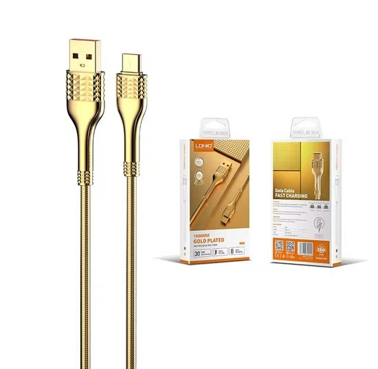 Cable Ldnio Gold Plated Lightning