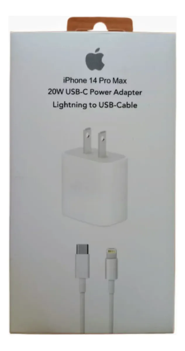 Cargador iPhone 20W USB C a Lightning 14 Pro Max