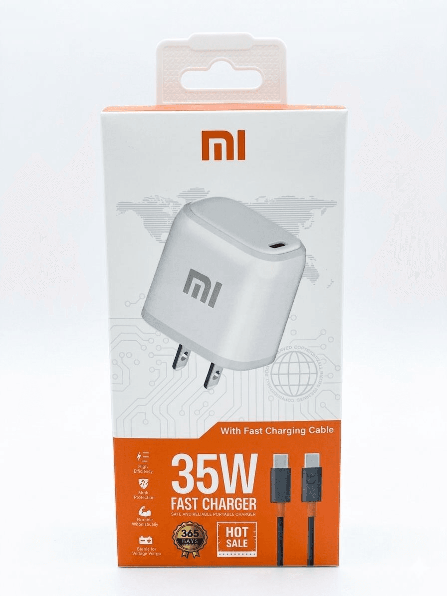 Cargador Xiaomi Redmi 35 W Tipo C a C Fast Charger