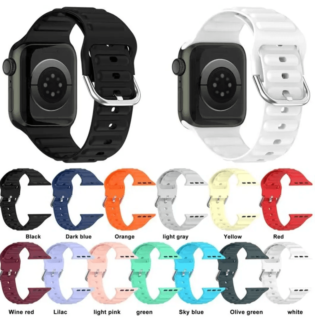 Case de Silicon + Correa Corrugada iPhone Watch