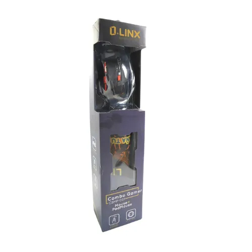 Combo Linx Gamer Mouse + Padmouse MOD CBMP-001