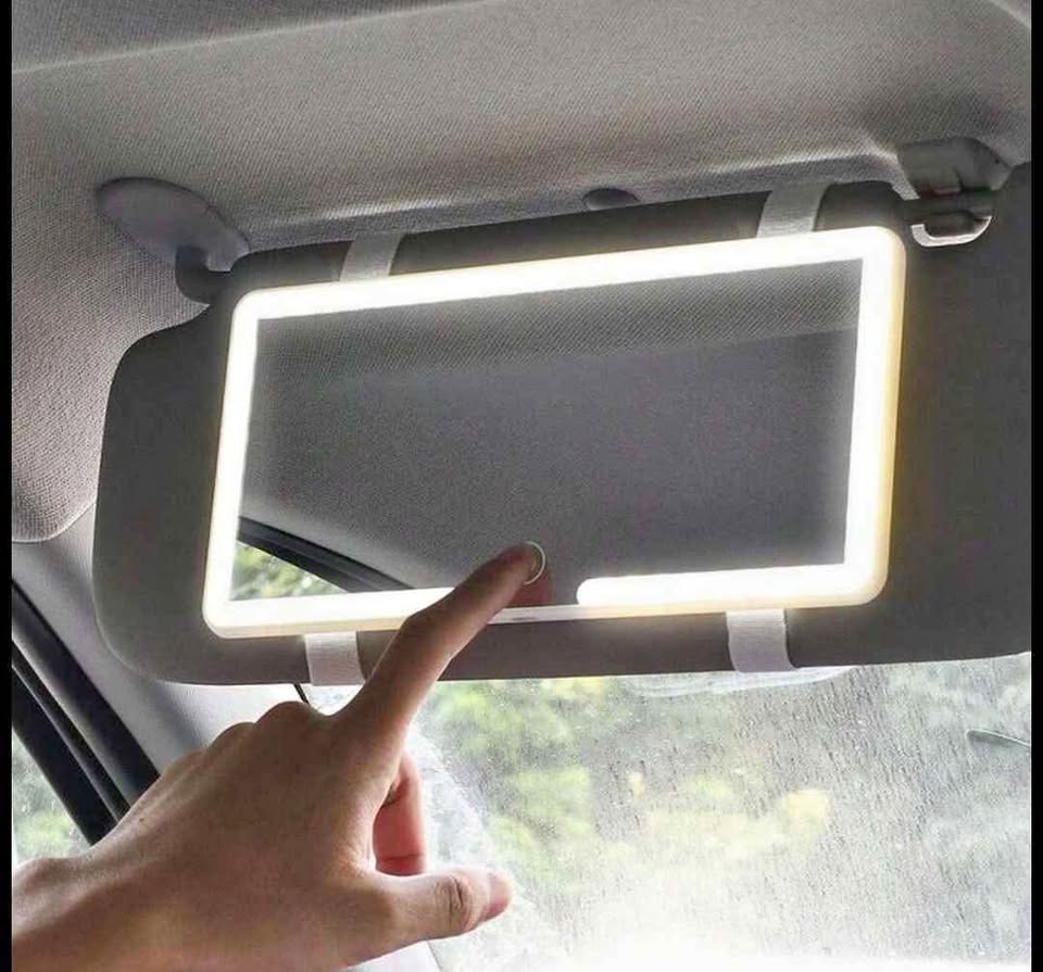 Espejo de Tocador con Luz LED para Vehículo MOD XR-2177