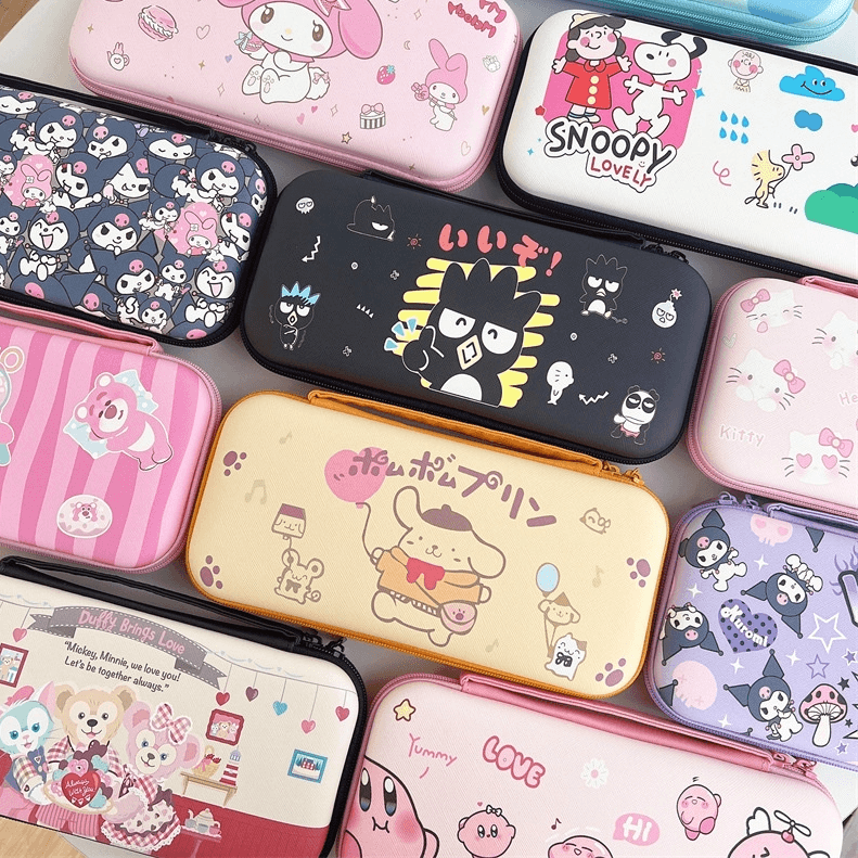Estuche con Cierre Nintendo Switch Varios Diseños