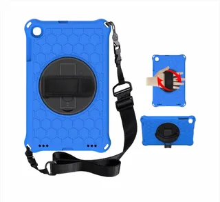 Forro Tablet Silicon Universal con Strap 10-10.1 Pulg