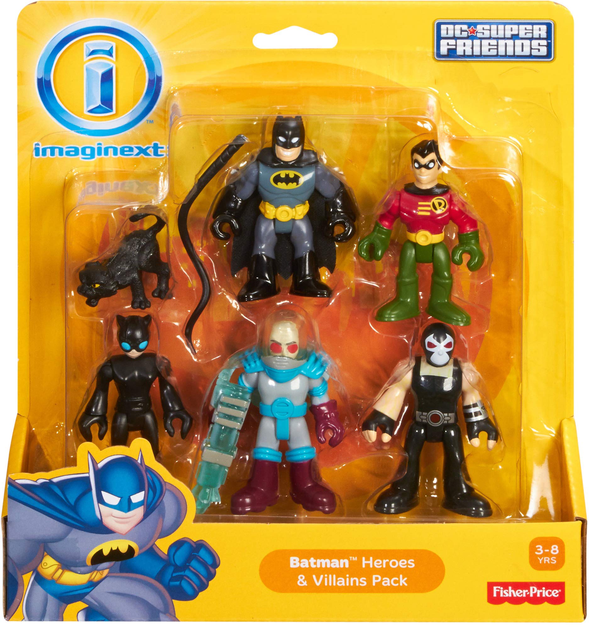 Juguete Super Friends 3-8 DC Comics Batman y Robin