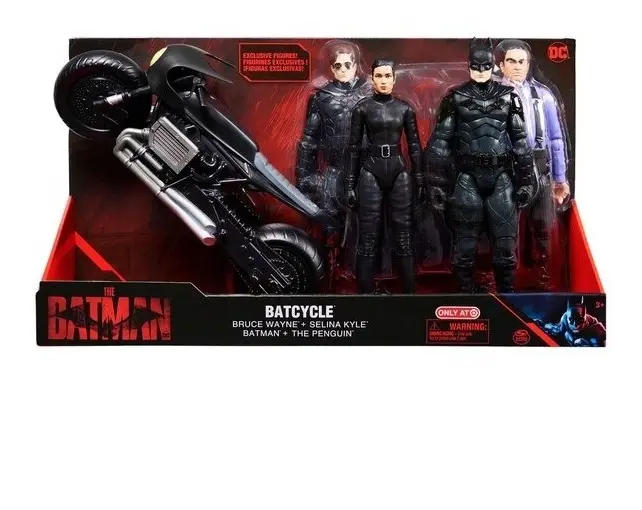 Juguete The Batman Batcycle+ Figuras
