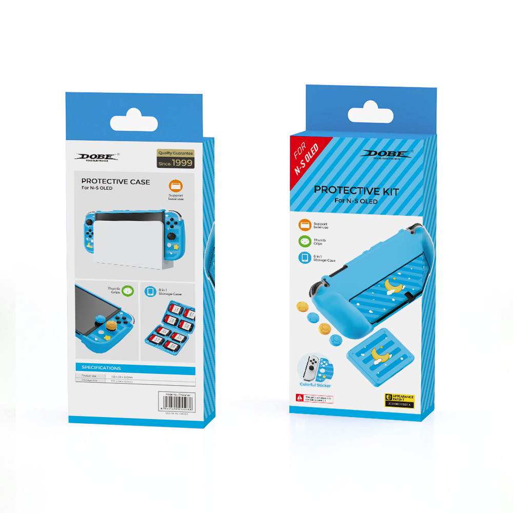 Kit Protector Nintendo Switch / OLED Celeste MOD TNS-2120