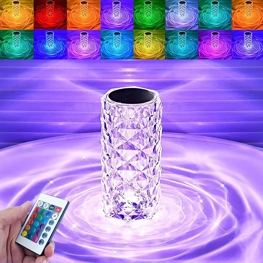 Lámpara Crystal Table Lamp