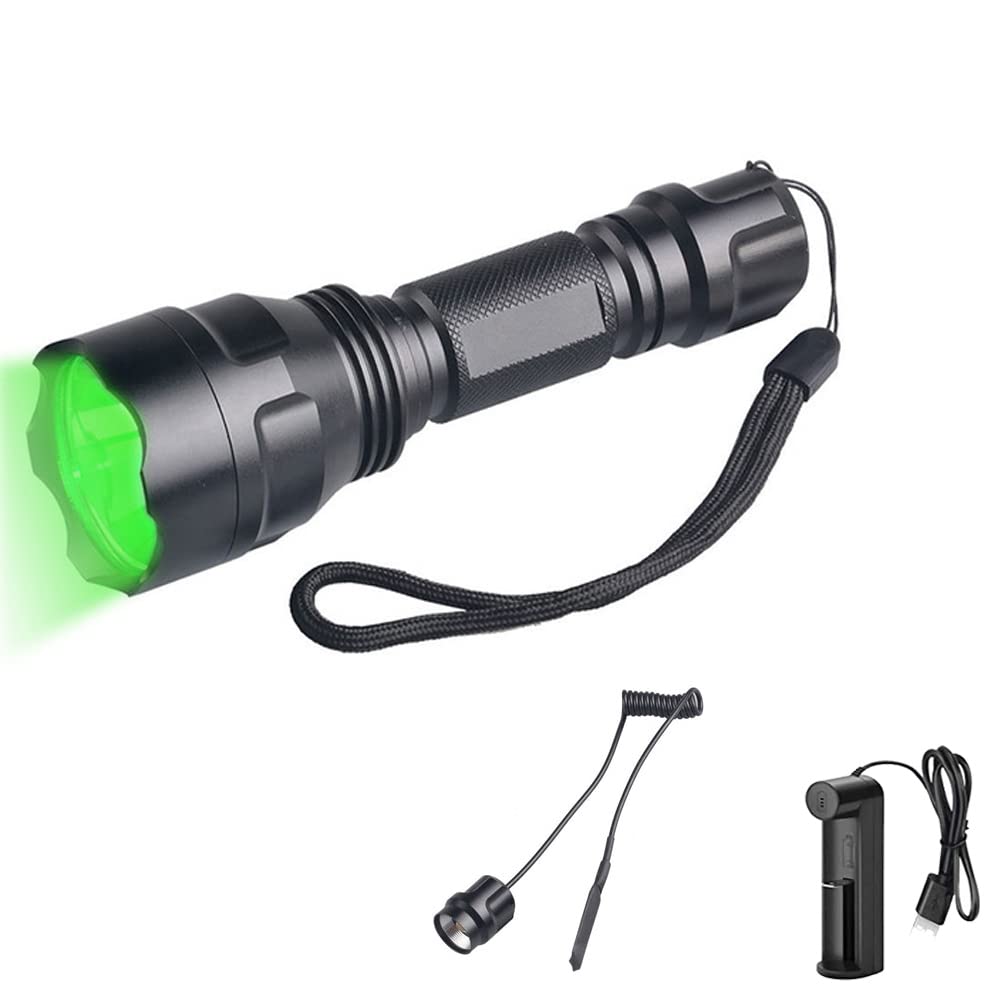 Linterna Recargable Verde