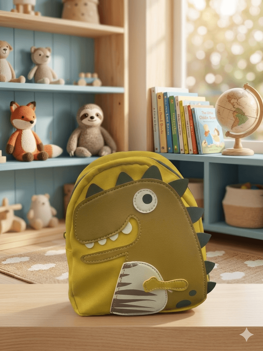 Mini Bolso para Niño Dinosaurio