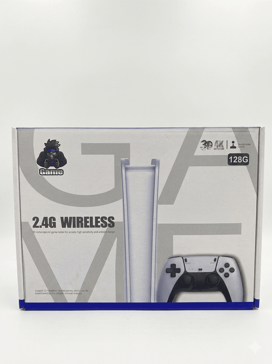 Mini Consola 2.4G Wireless Emulador PS5 Blanco