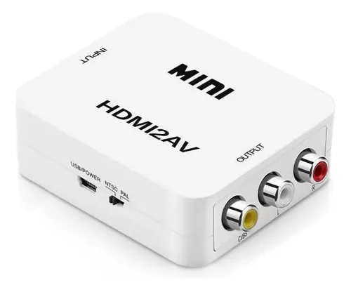 Mini Convertidor Hdtv a Av Hdtv a Hdtv-rca