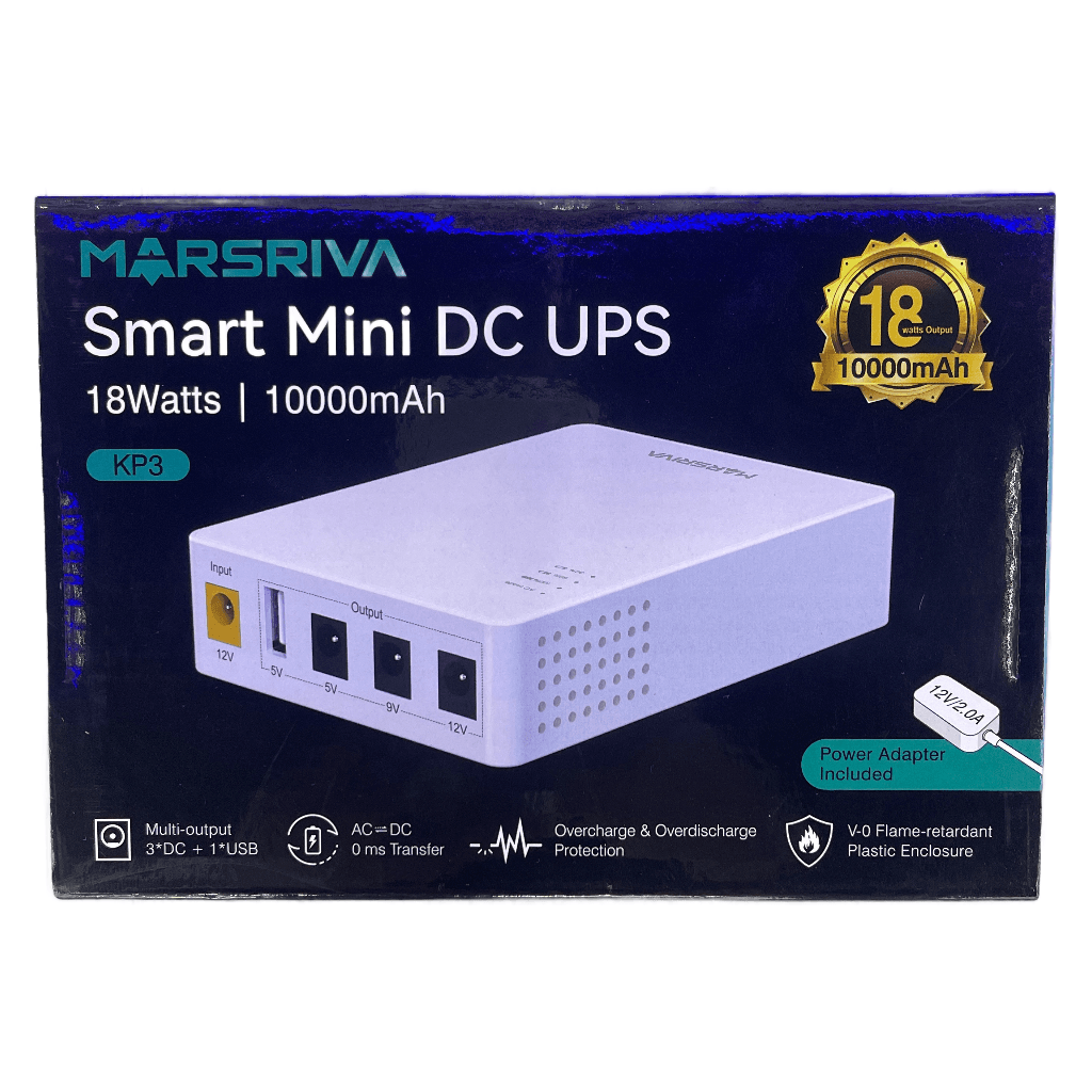 Mini UPS Marsiva DC UPS 10000MAH