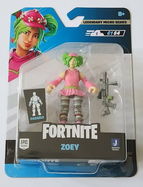 Muñeca Fortnite Zoey Miniatura Coleccionable