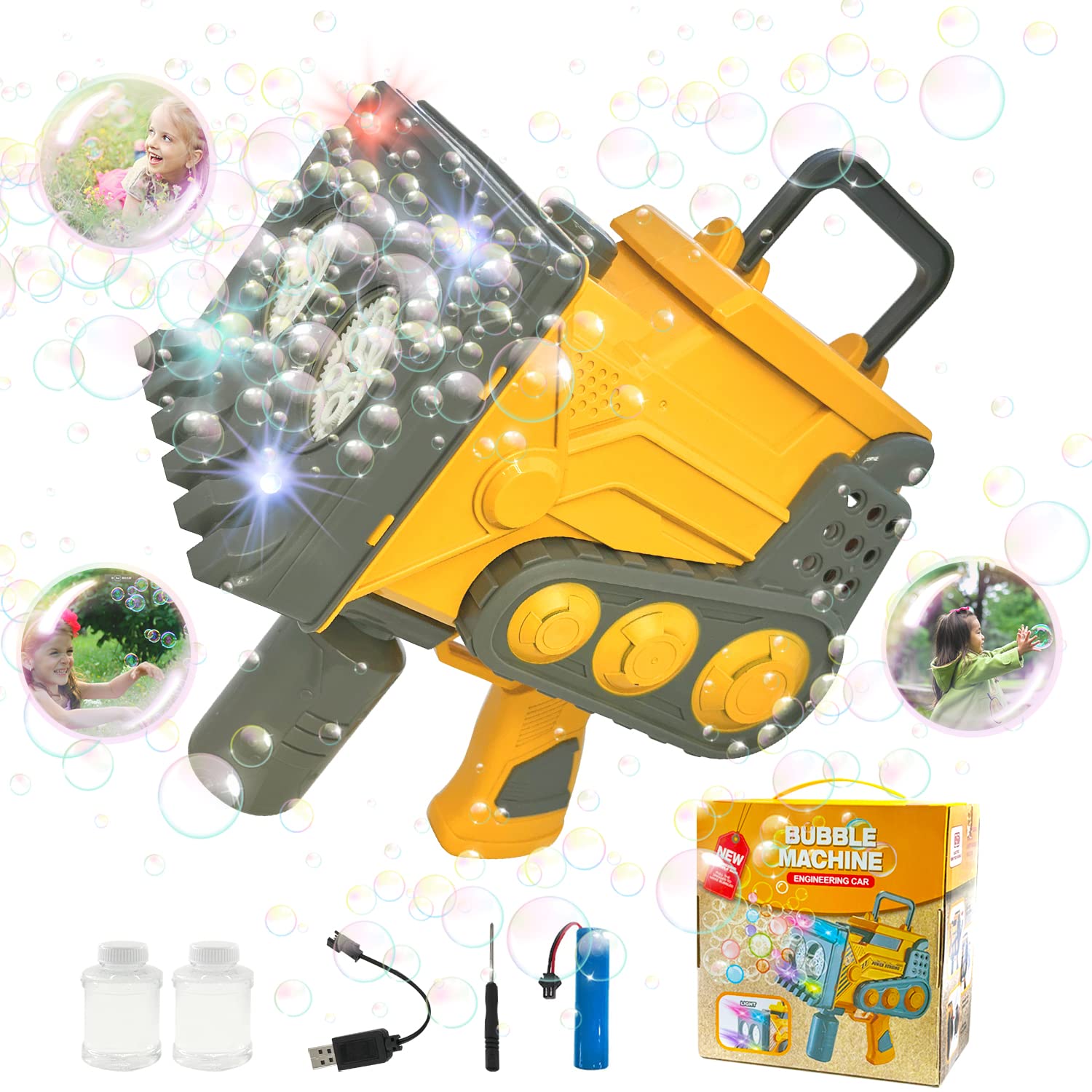 Pistola de Burbujas Machine Engineering Car