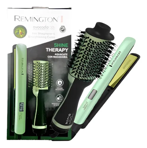 Remington 2 en 1 Cepillo-secador y Plancha RE-2552
